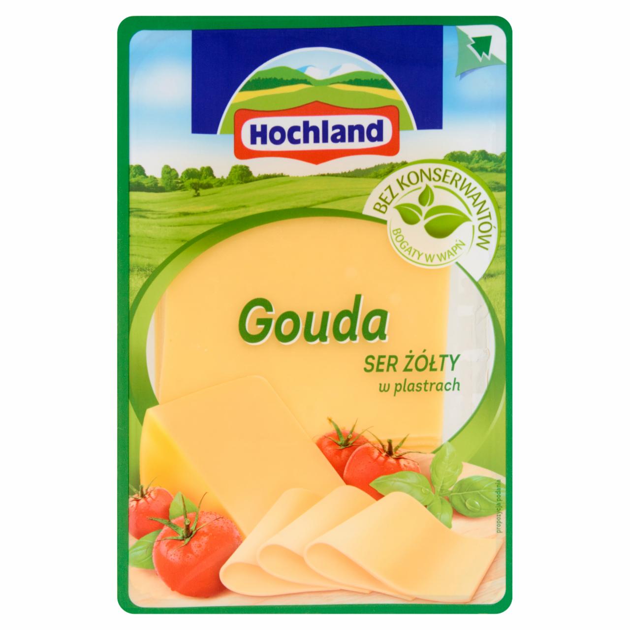 Zdjęcia - Hochland Gouda Ser żółty w plastrach 150 g