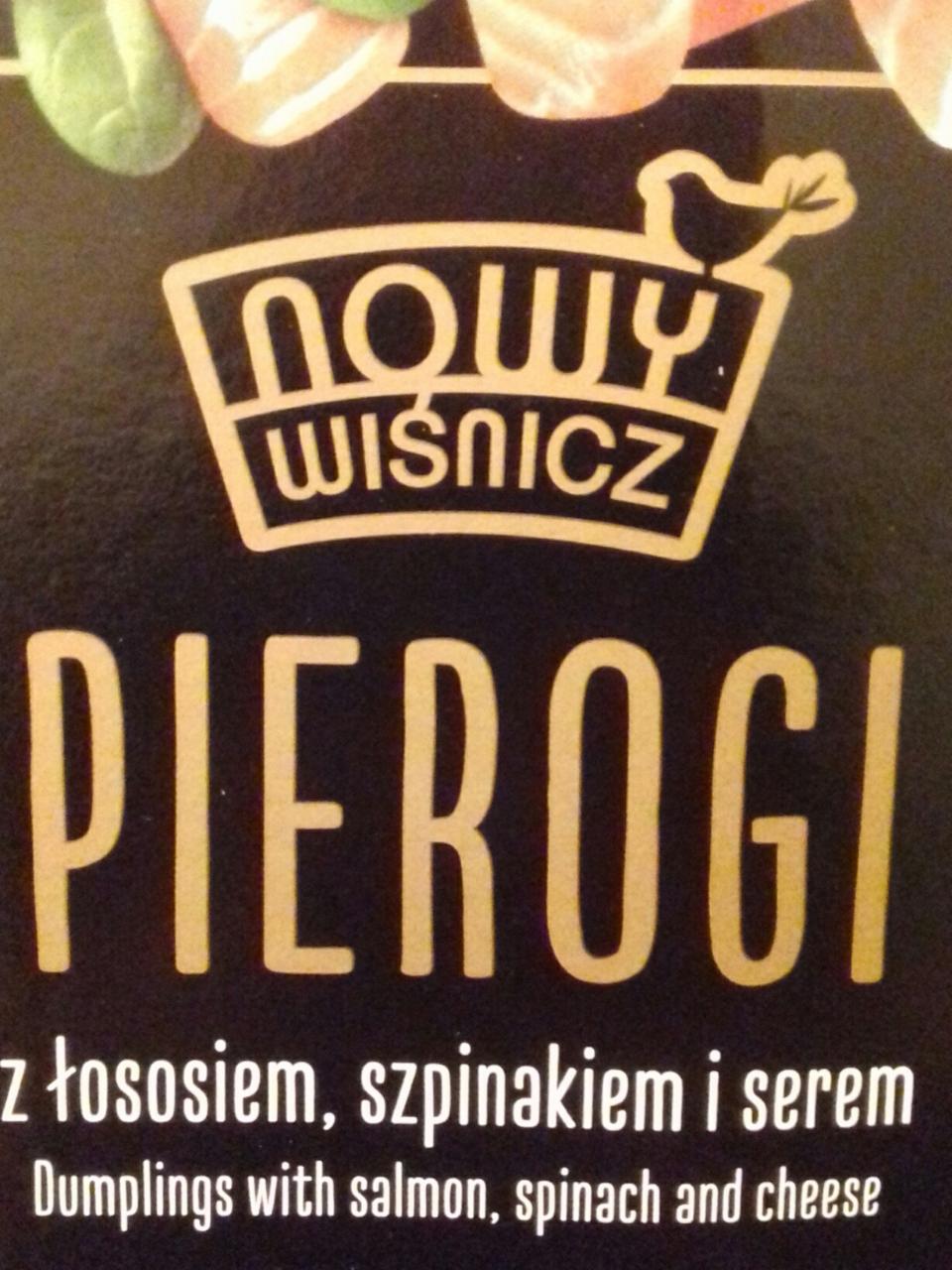 Zdjęcia - Pierogi z łososiem, szpinakiem i serem nowy wiśnicz