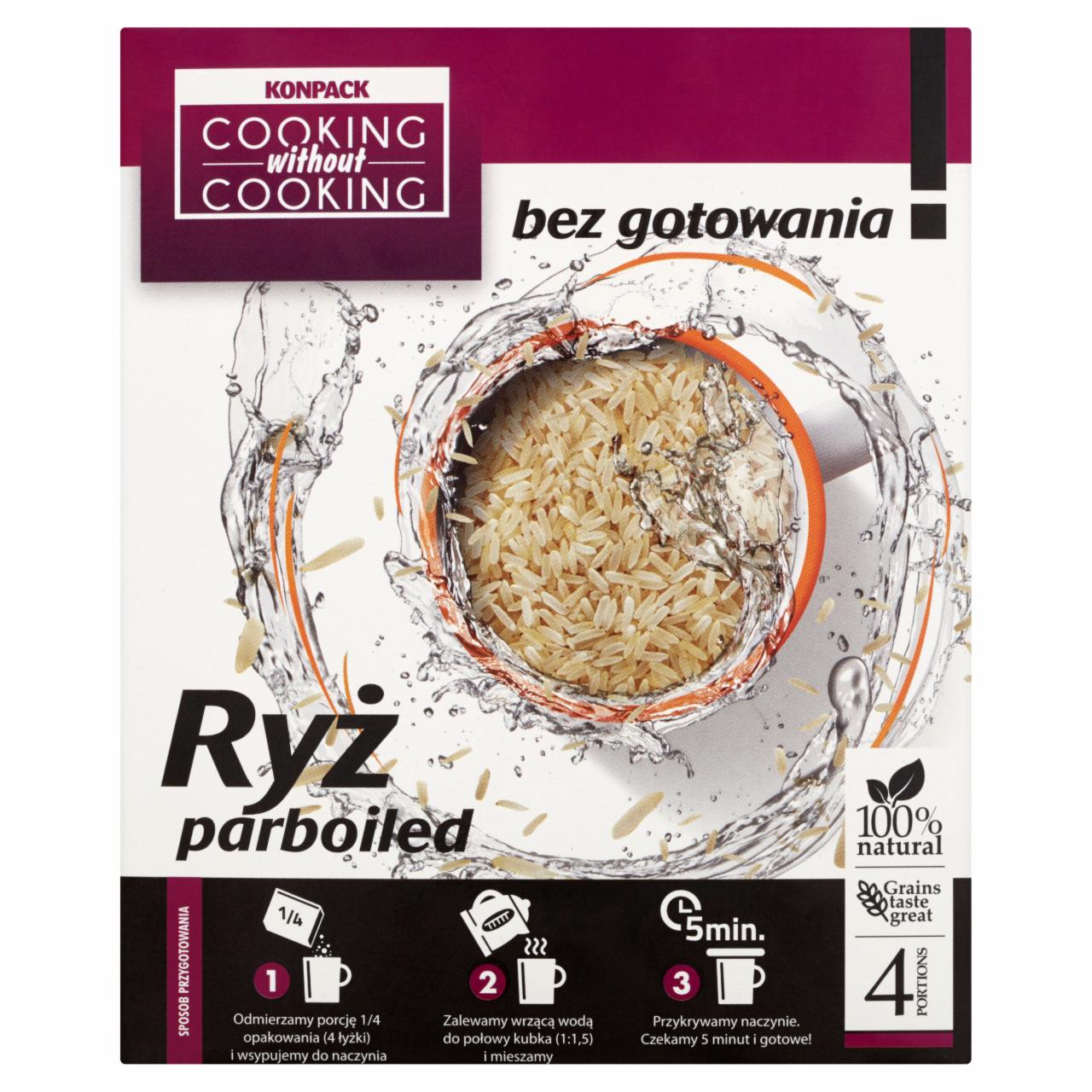 Zdjęcia - Konpack Cooking without Cooking Ryż parboiled bez gotowania 200 g