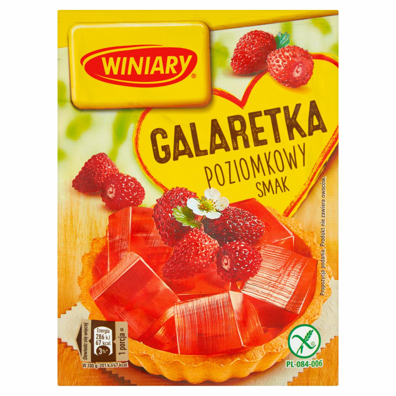 Zdjęcia - Winiary Galaretka poziomkowy smak 71 g