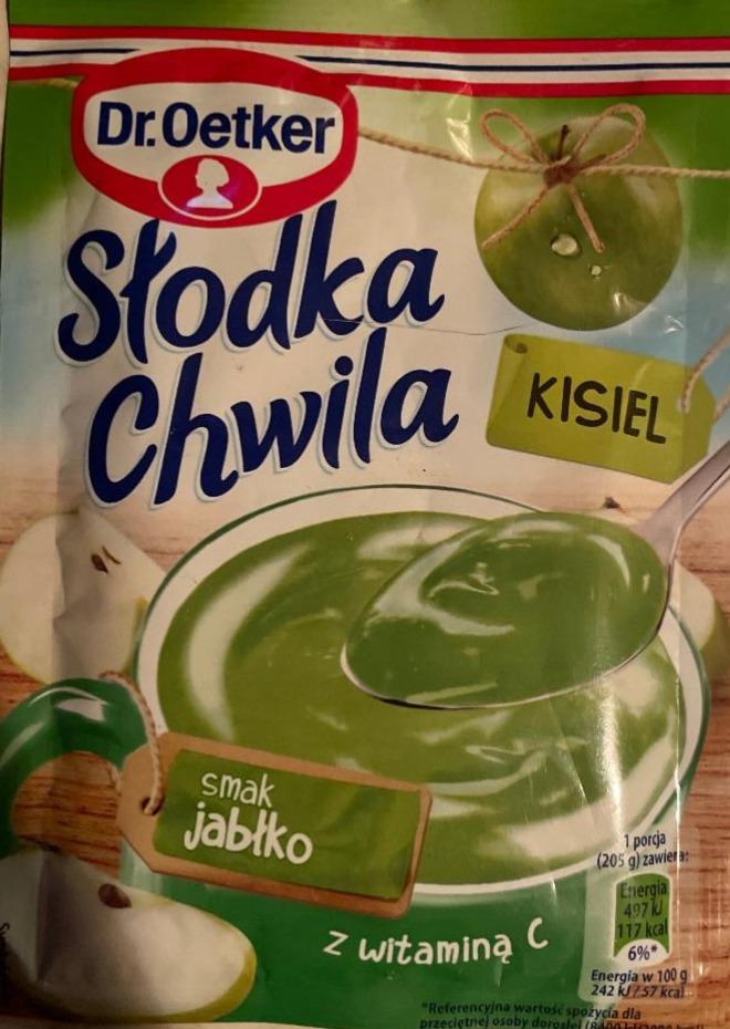 Zdjęcia - Słodka chwila kisiel smak jabłko Dr.Oetker