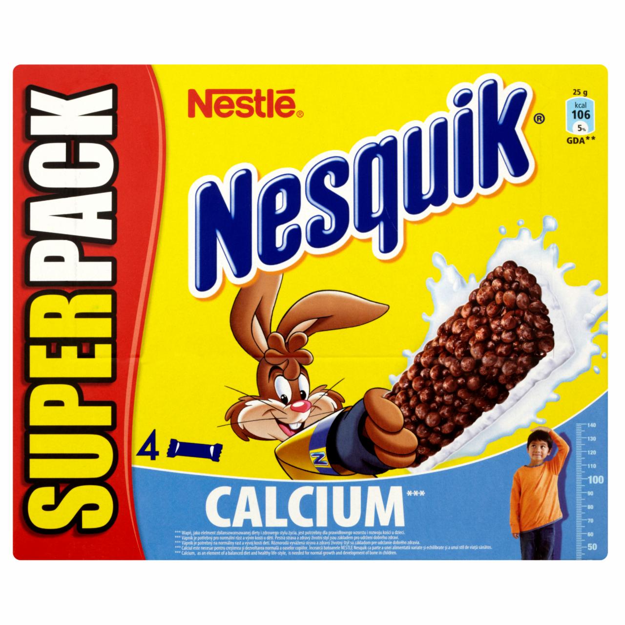 Zdjęcia - Nestlé Nesquik Batonik zbożowy 100 g (4 sztuki)