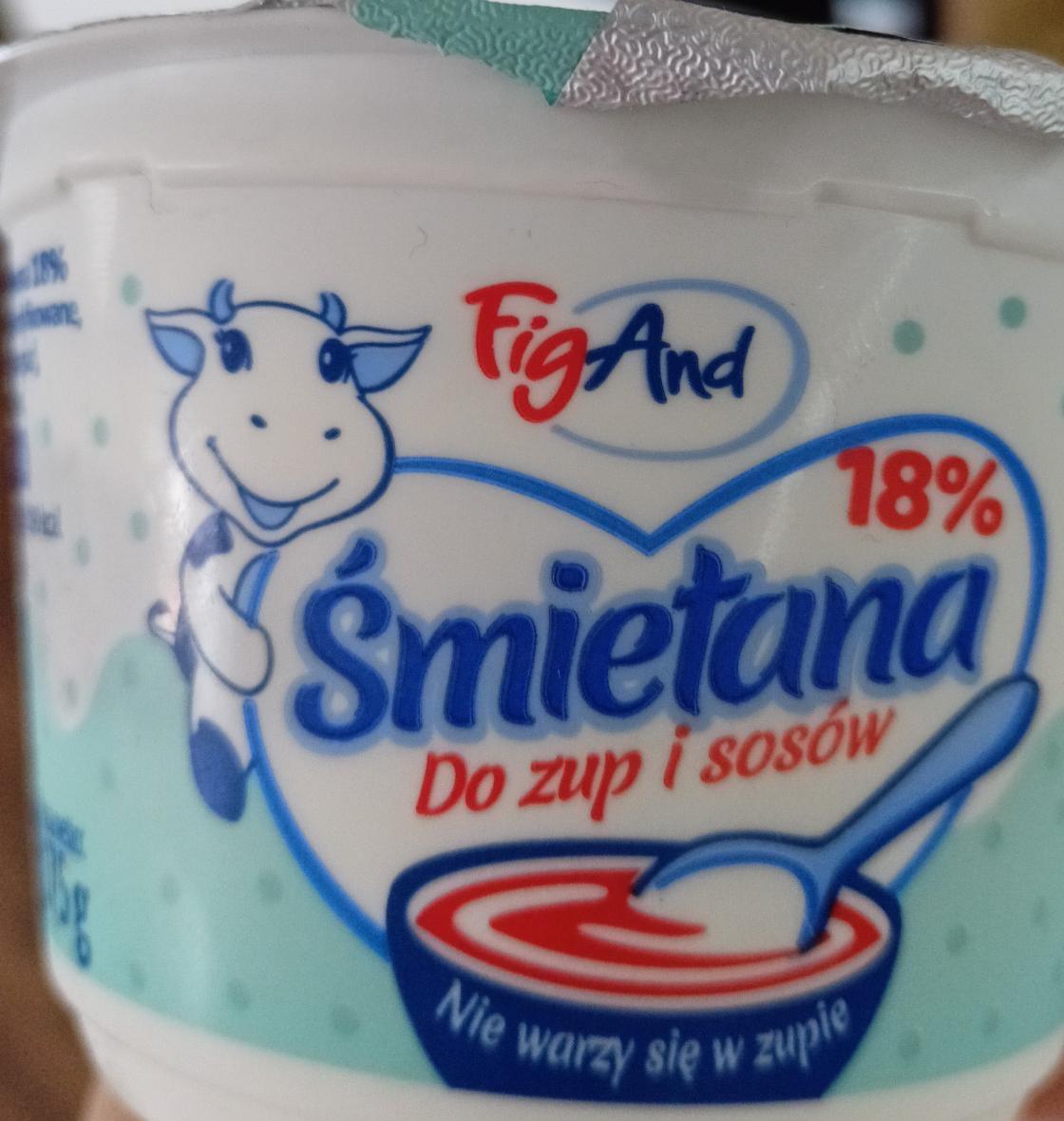 Zdjęcia - Śmietana 18% FigAnd