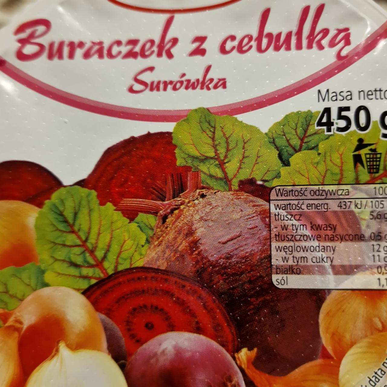 Zdjęcia - Buraczek z cebulką surówka