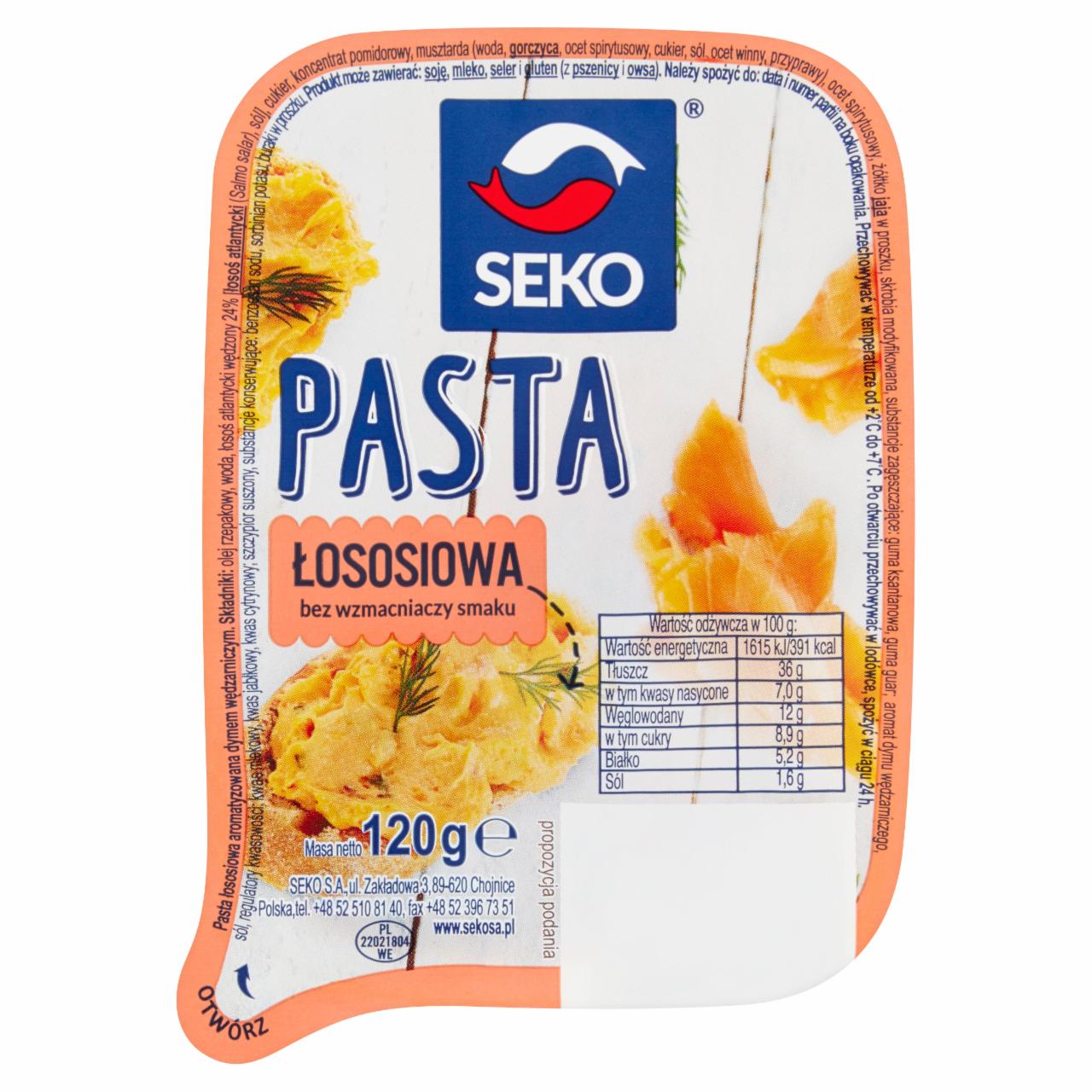 Zdjęcia - Seko Pasta łososiowa 120 g