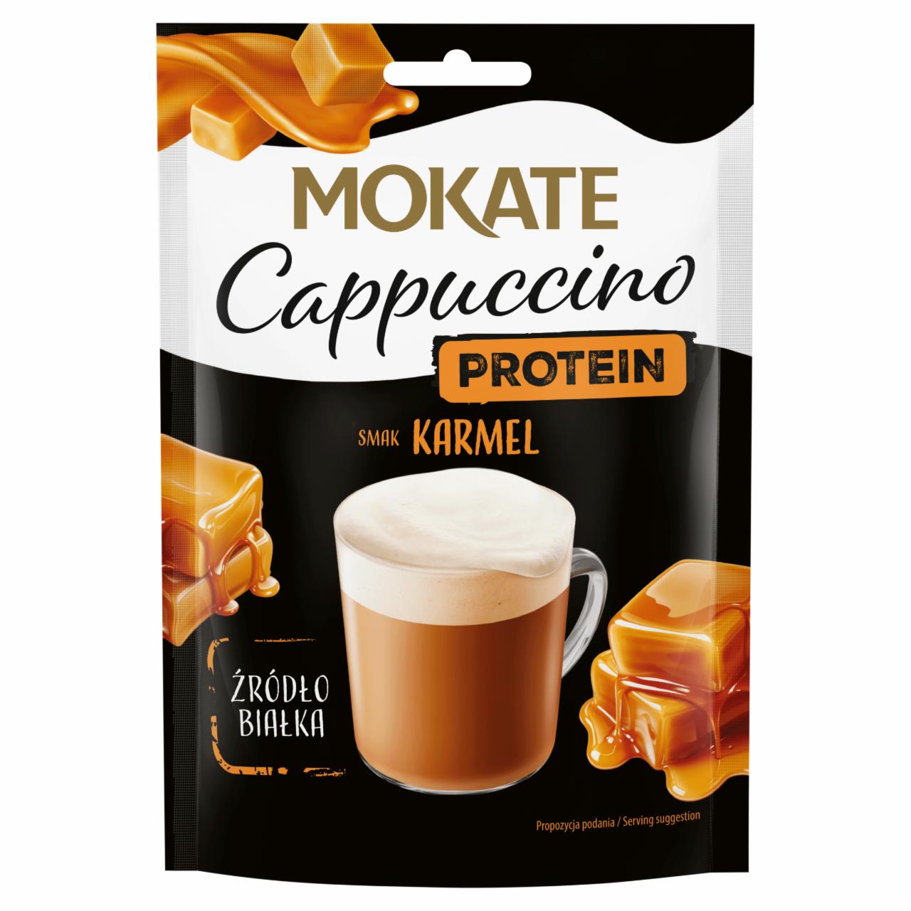 Zdjęcia - Mokate Protein Cappuccino smak karmel 40 g