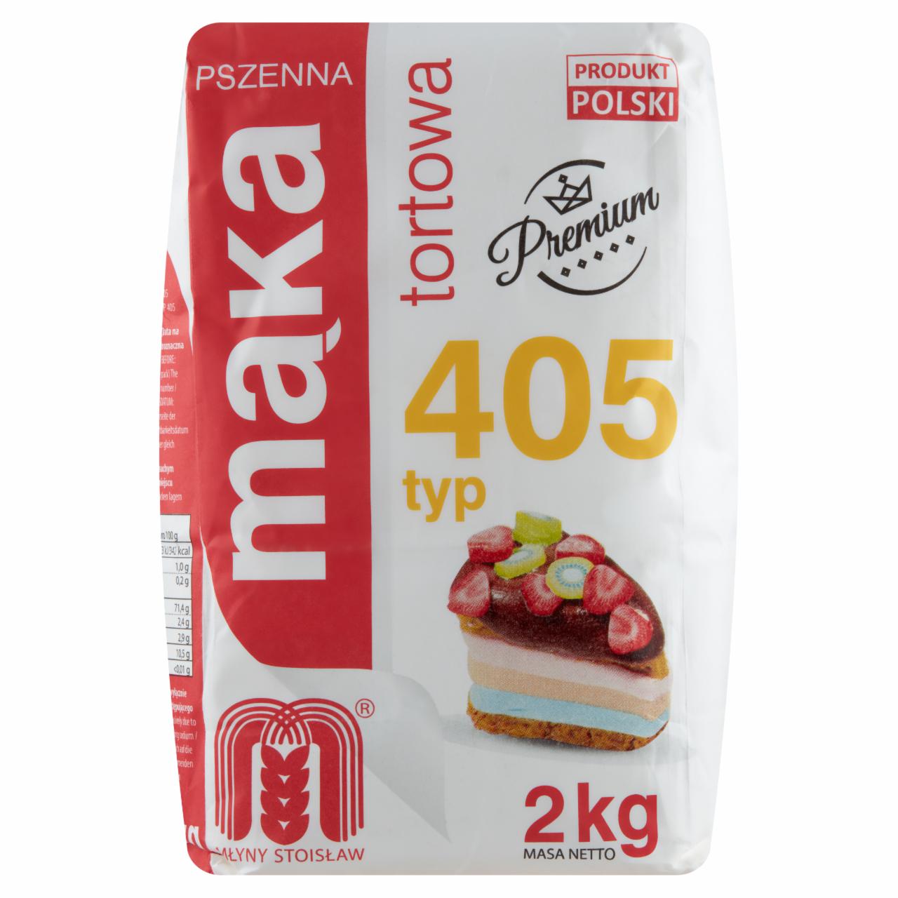 Zdjęcia - Młyny Stoisław Mąka pszenna tortowa premium typ 405 2 kg