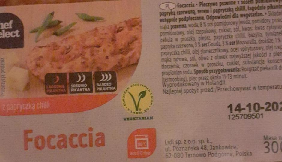 Zdjęcia - Focaccia z papryczką chilli