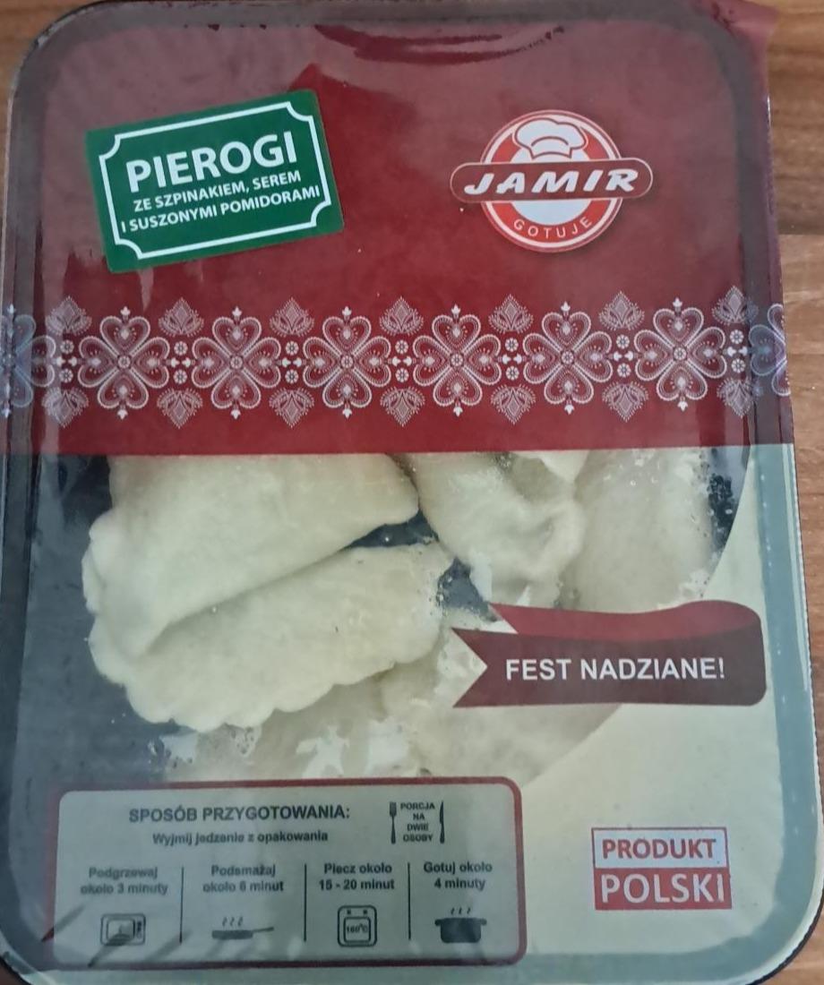 Zdjęcia - Pierogi ze szpinakiem, serem i suszonymi pomidorami Jamir