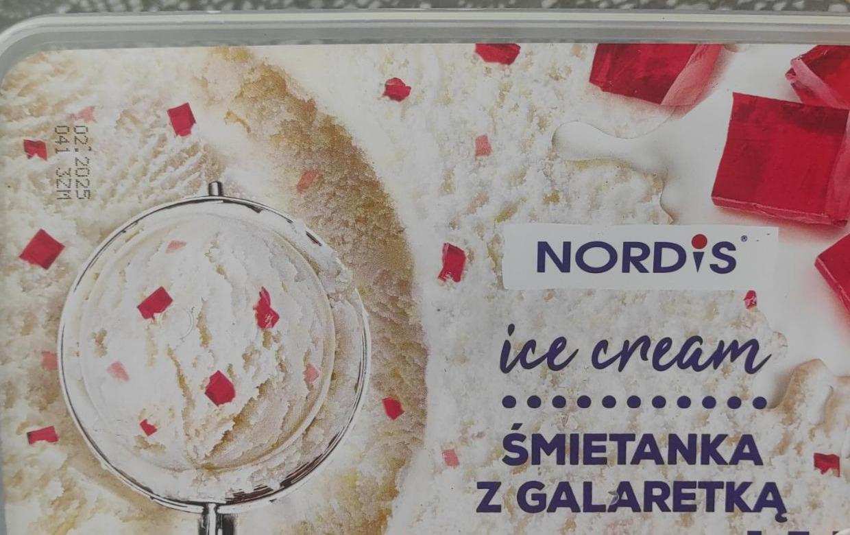 Zdjęcia - Lody śmietanka z galaretką Nordis