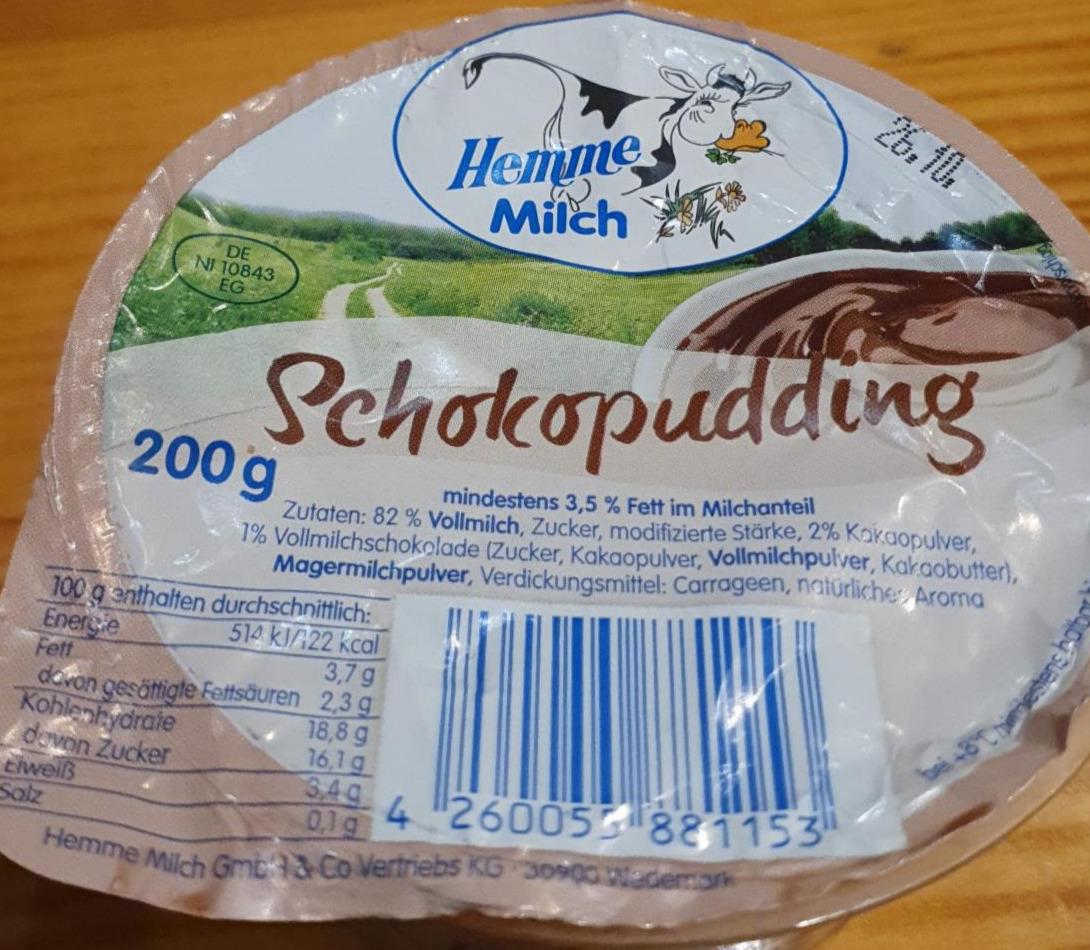 Zdjęcia - Schokopudding Hemme Milch