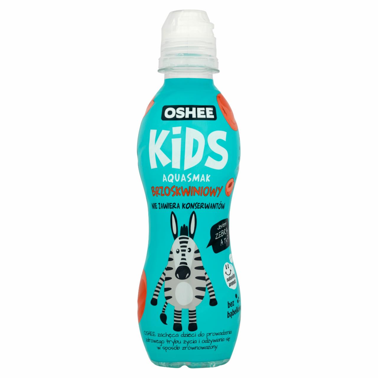 Zdjęcia - Oshee Kids Aquasmak Napój niegazowany o smaku brzoskwiniowym 250 ml