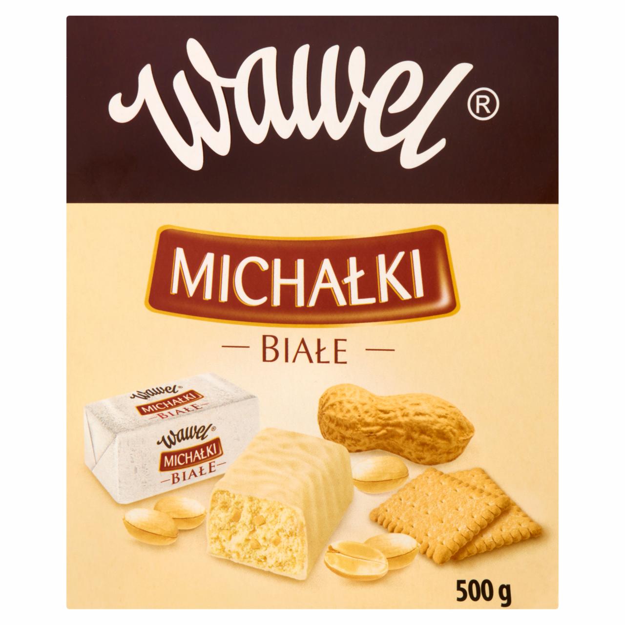 Zdjęcia - Wawel Michałki Białe Wyrób w białej polewie 500 g