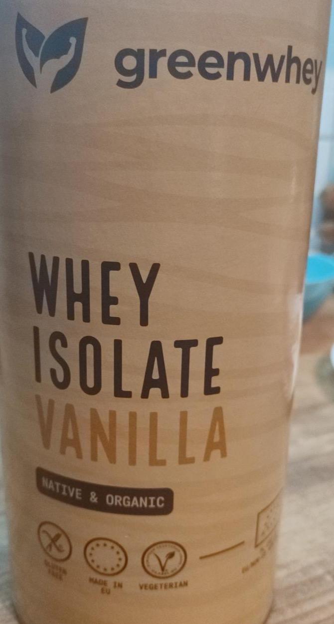 Zdjęcia - Whey isolate vanilla Greenwhey