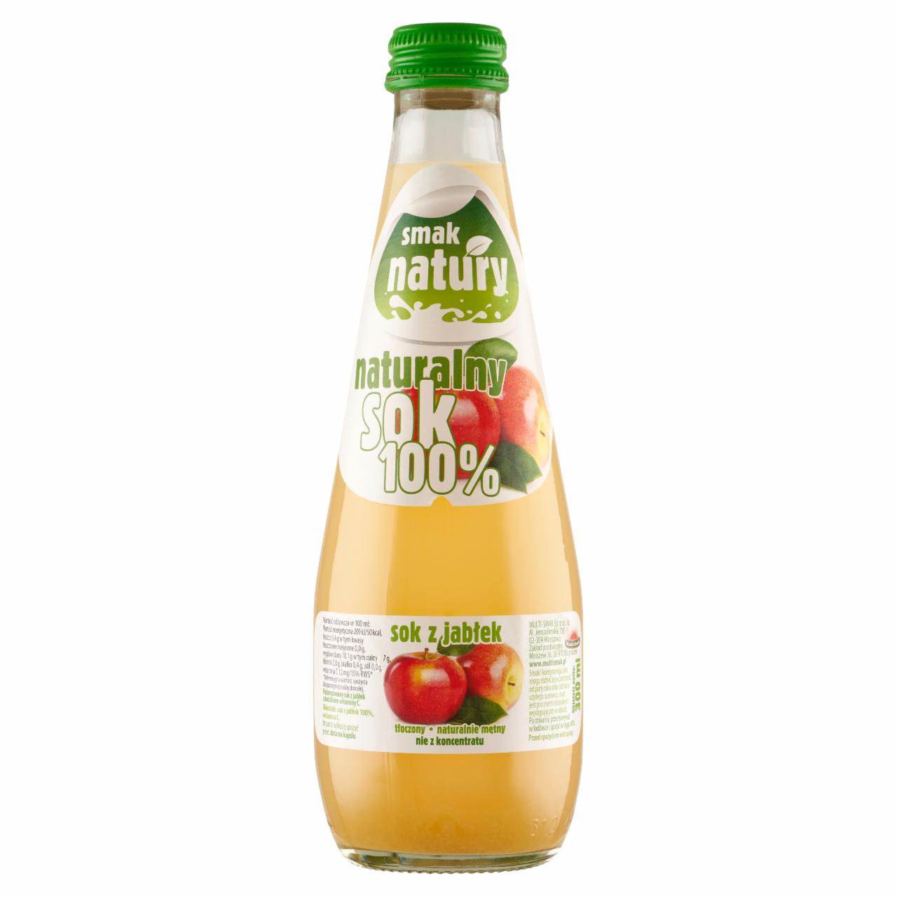 Zdjęcia - Smak natury Sok z jabłek 300 ml