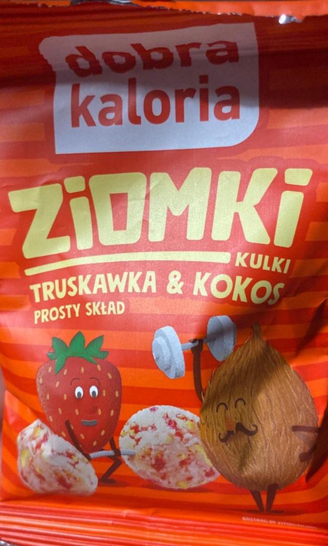 Zdjęcia - Ziomki kulki truskawka & kokos Dobra kaloria