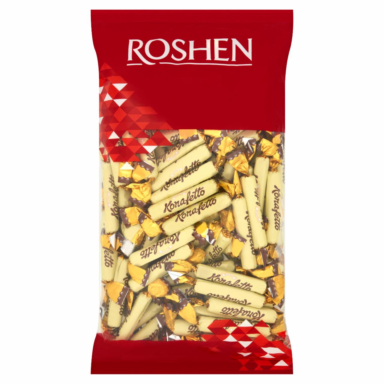 Zdjęcia - Roshen Konafetto Rurki waflowe z nadzieniem mleczno-śmietankowym w polewie o smaku czekoladowym 1 kg