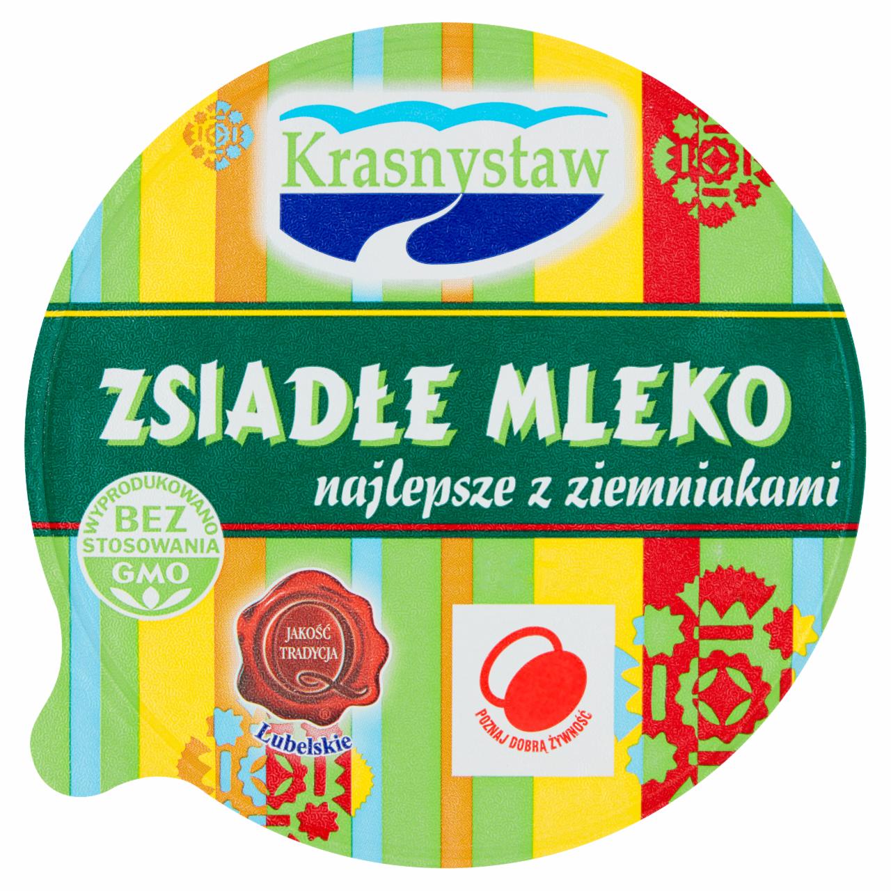 Zdjęcia - Krasnystaw Zsiadłe mleko z Krasnegostawu 400 g