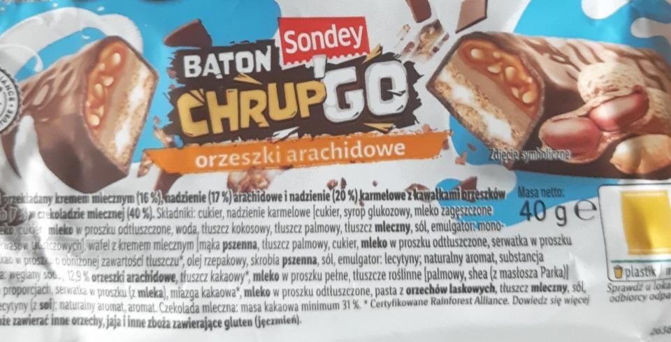 Zdjęcia - baton chrup go sondey