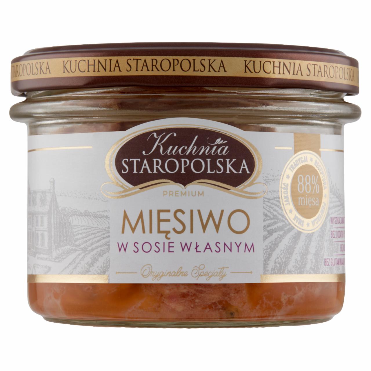 Zdjęcia - Kuchnia Staropolska Premium Mięsiwo w sosie własnym 160 g