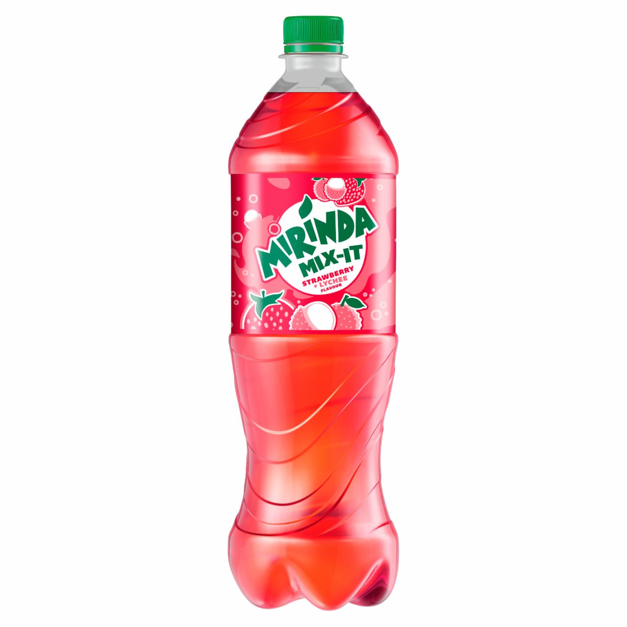 Zdjęcia - Mirinda Mix-It Strawberry + Lychee Napój gazowany 1 l