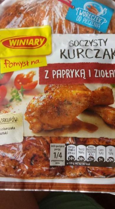 Zdjęcia - Soczysty kurczak z papryką i ziołami Winiary