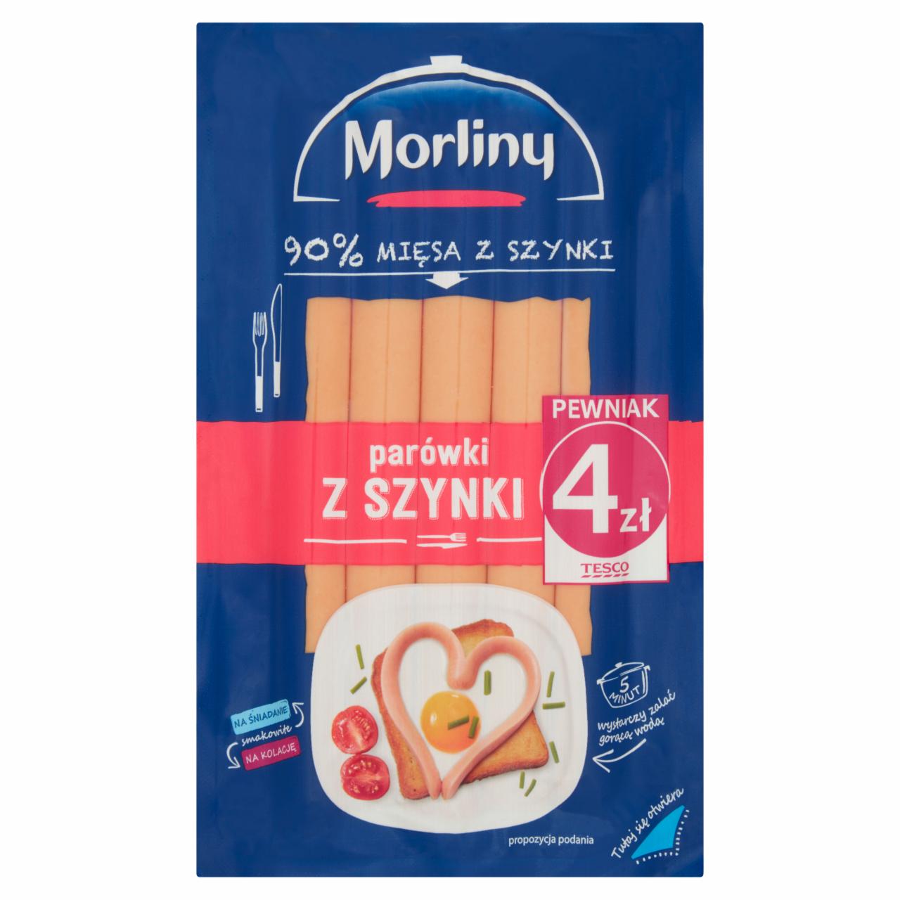 Zdjęcia - Morliny Parówki z szynki 200 g