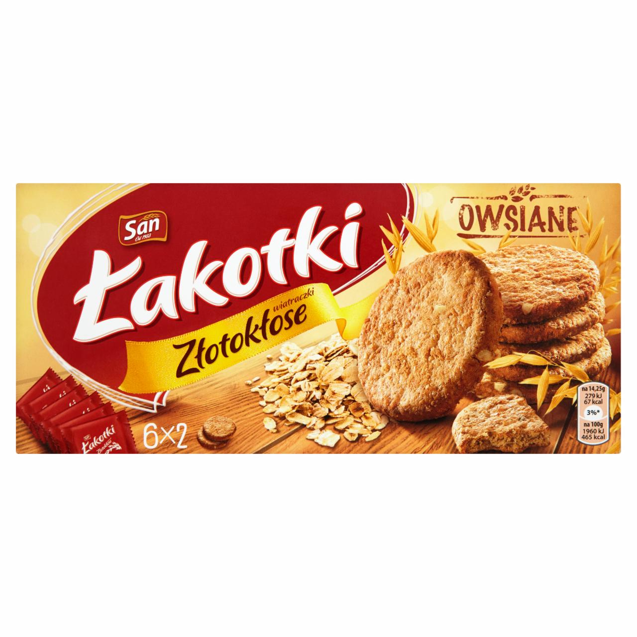 Zdjęcia - Łakotki złotokłose Ciastka owsiane San