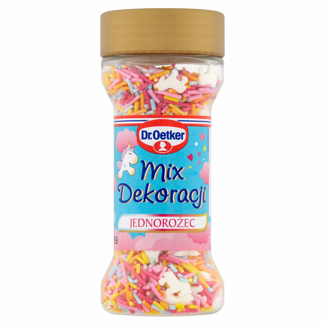 Zdjęcia - Dr. Oetker Mix dekoracji jednorożec 52 g