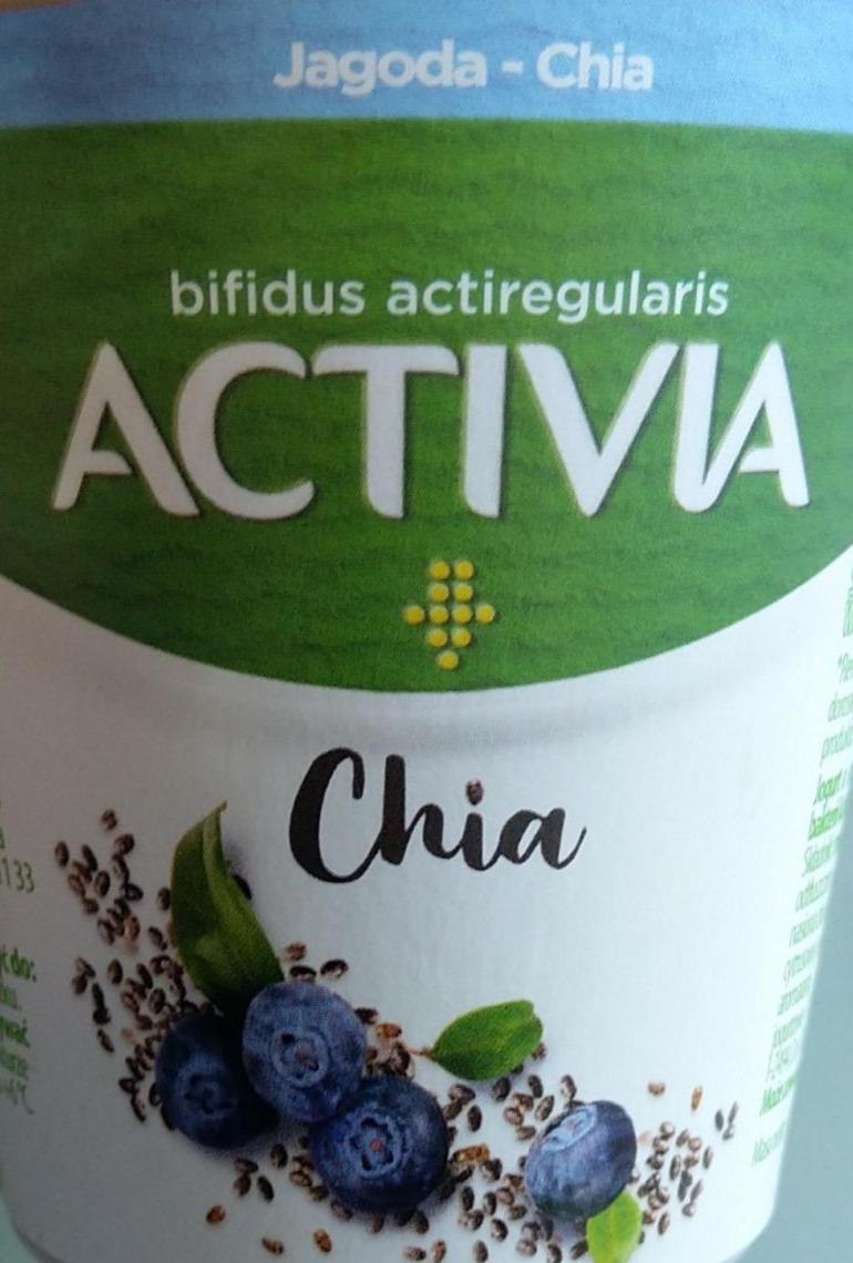 Zdjęcia - Activia Jogurt jagoda chia Danone