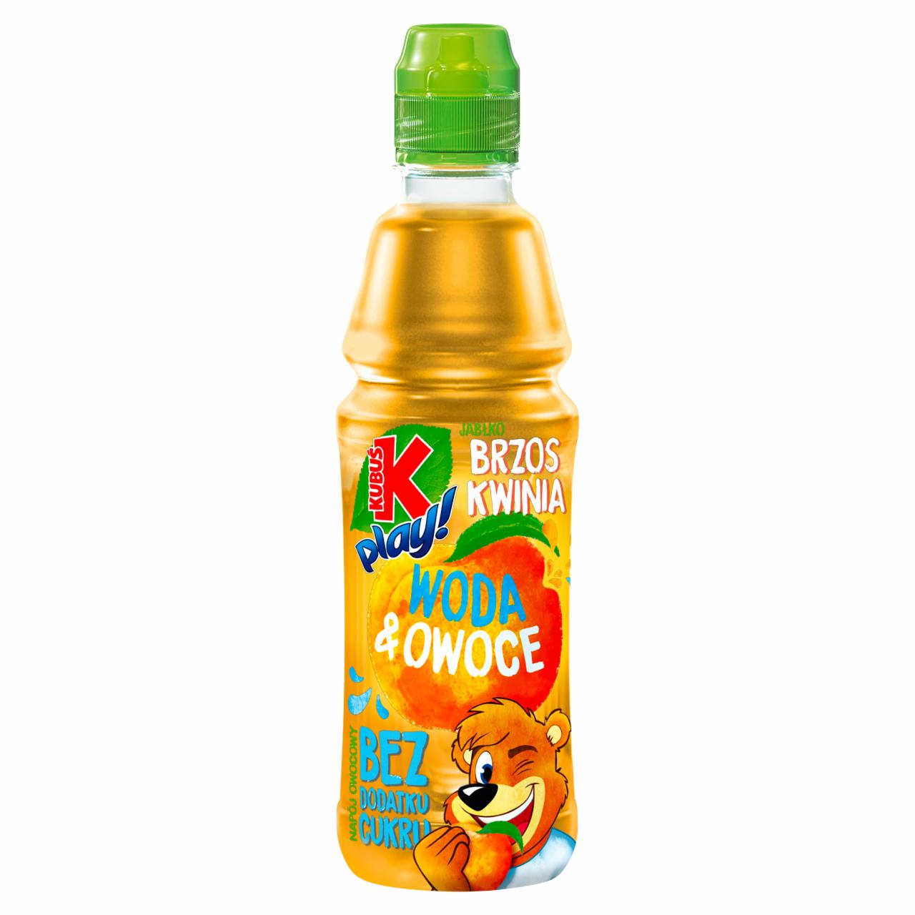 Zdjęcia - Kubuś Play Woda & Owoce Napój owocowy o smaku brzoskwini 400 ml