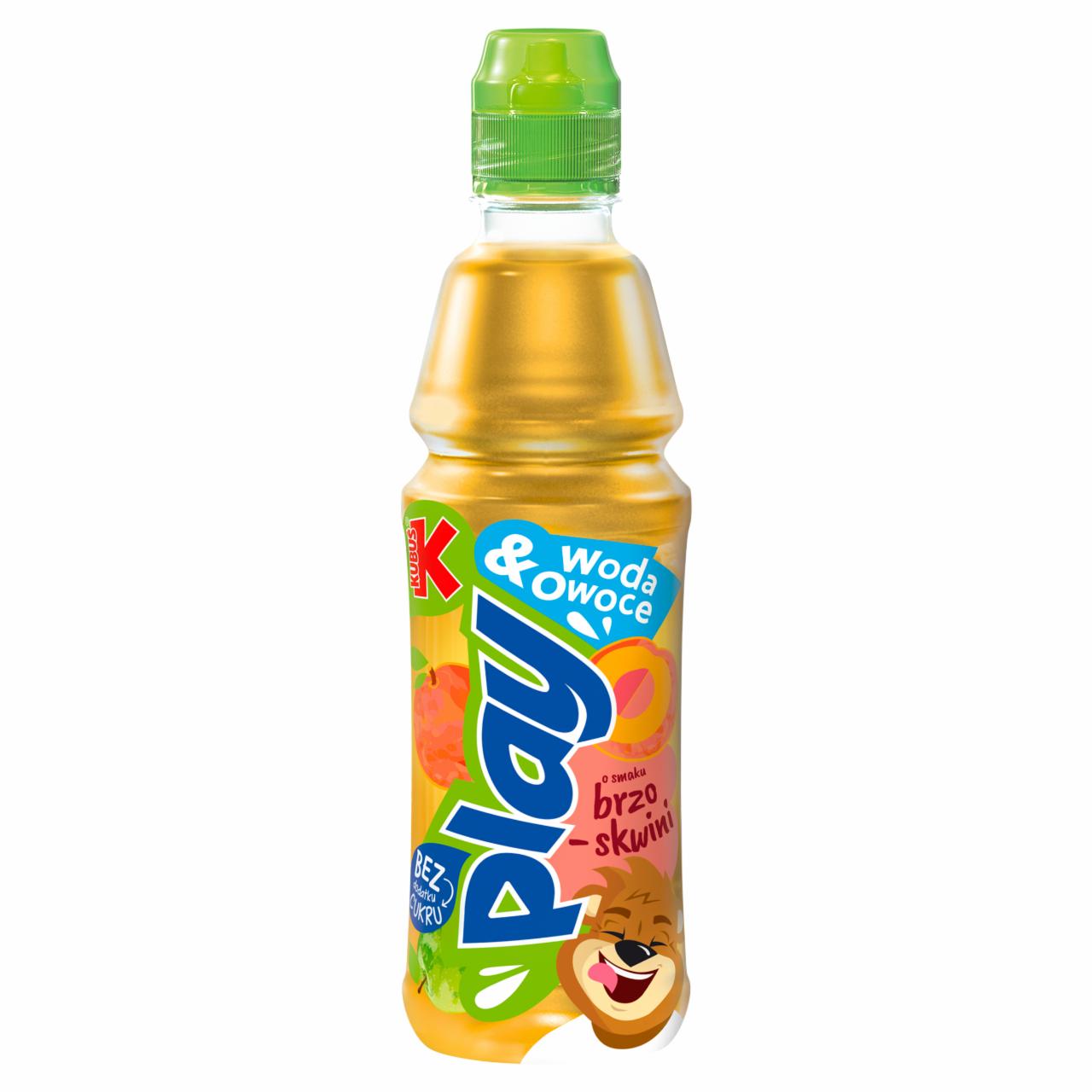 Zdjęcia - Kubuś Play Woda & Owoce Napój owocowy o smaku brzoskwini 400 ml