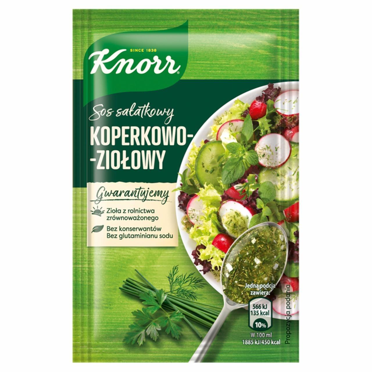 Zdjęcia - Knorr Sos sałatkowy koperkowo-ziołowy 9 g