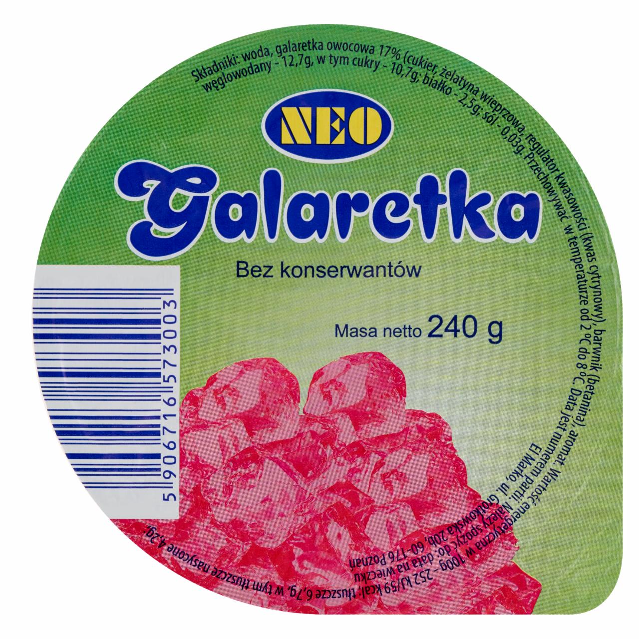 Zdjęcia - Neo Galaretka 240 g