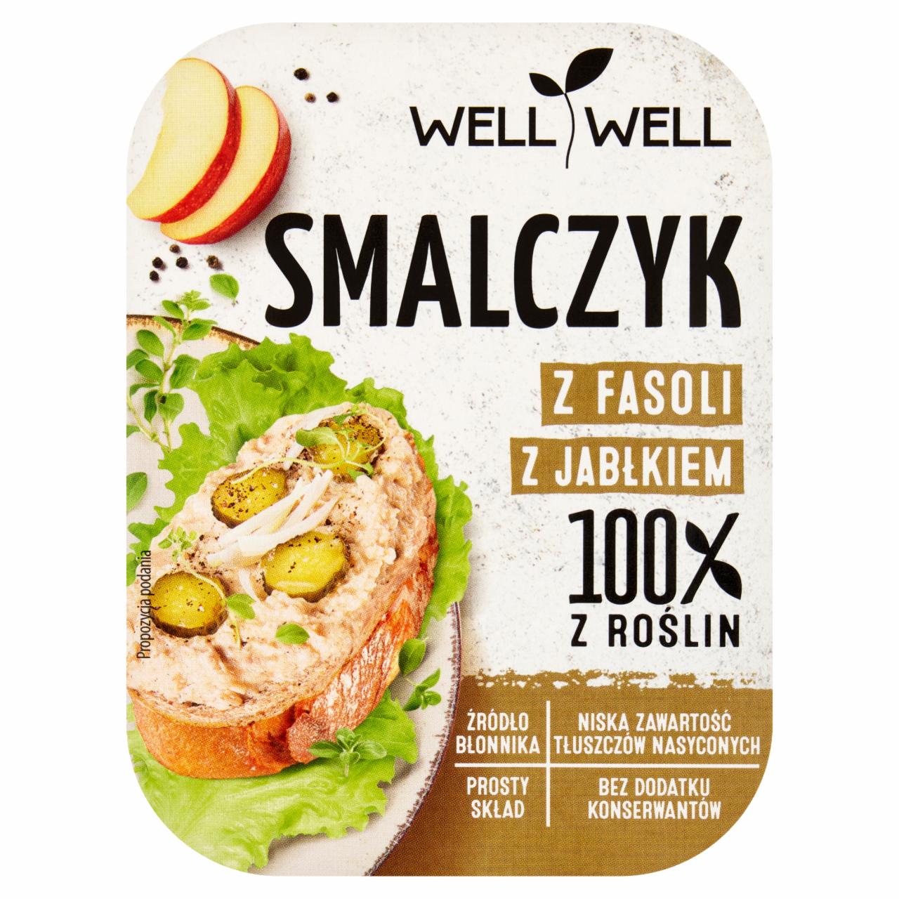 Zdjęcia - Well Well Smalczyk z fasoli z jabłkiem 125 g