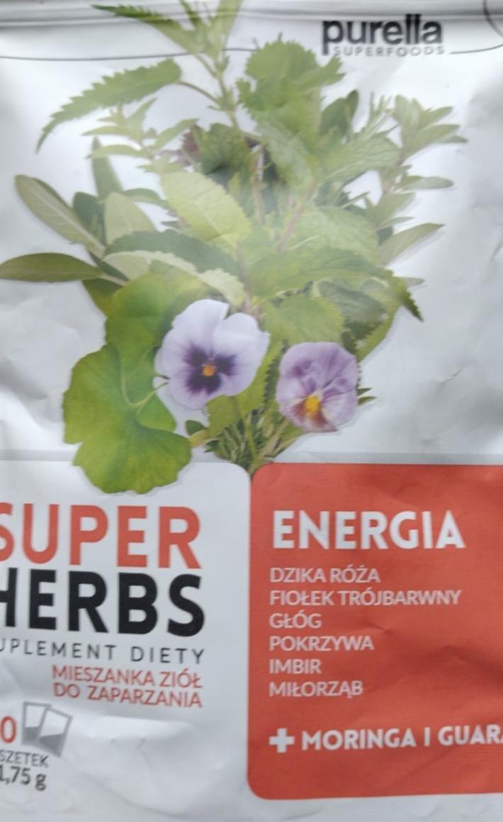 Zdjęcia - Super herbs mieszanka ziołowa energia Purella