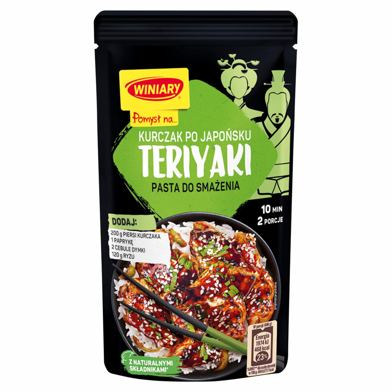 Zdjęcia - Winiary Pomysł na... Pasta do smażenia kurczak po japońsku Teriyaki 65 g