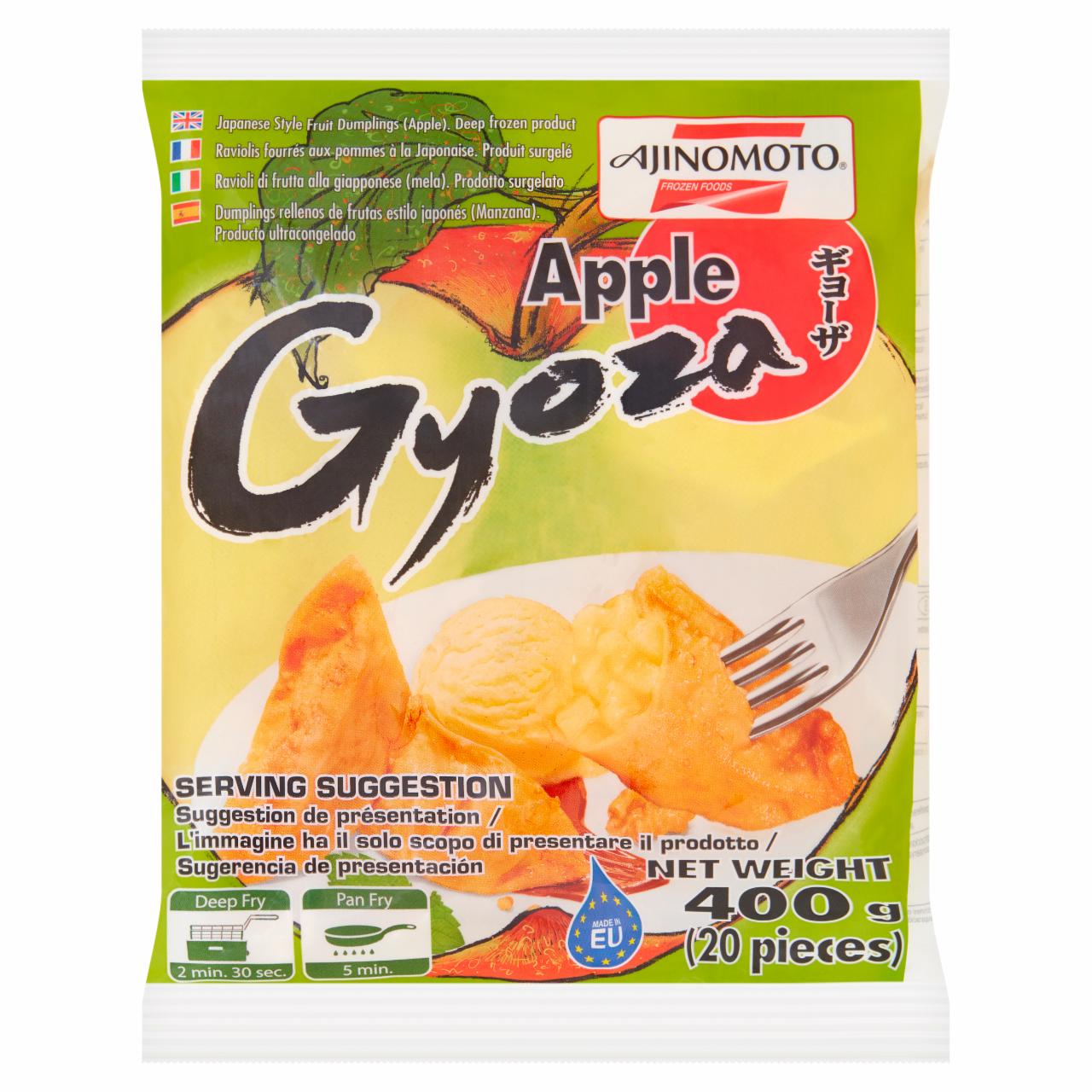 Zdjęcia - Ajinomoto Gyoza Japońskie pierogi z jabłkami 400 g (20 sztuk)