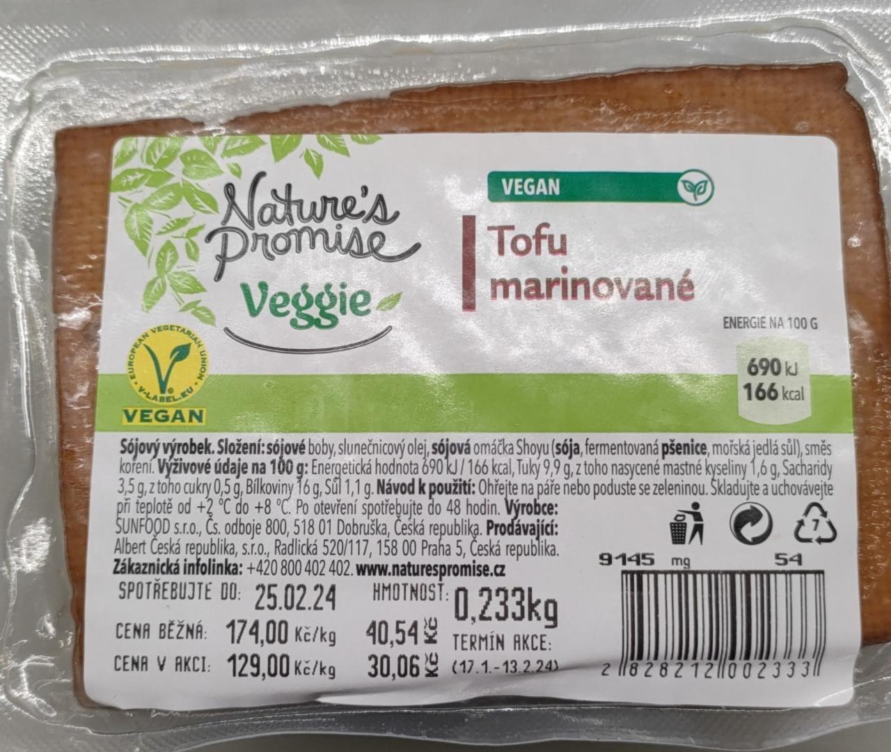 Zdjęcia - Tofu marynowane natures promise