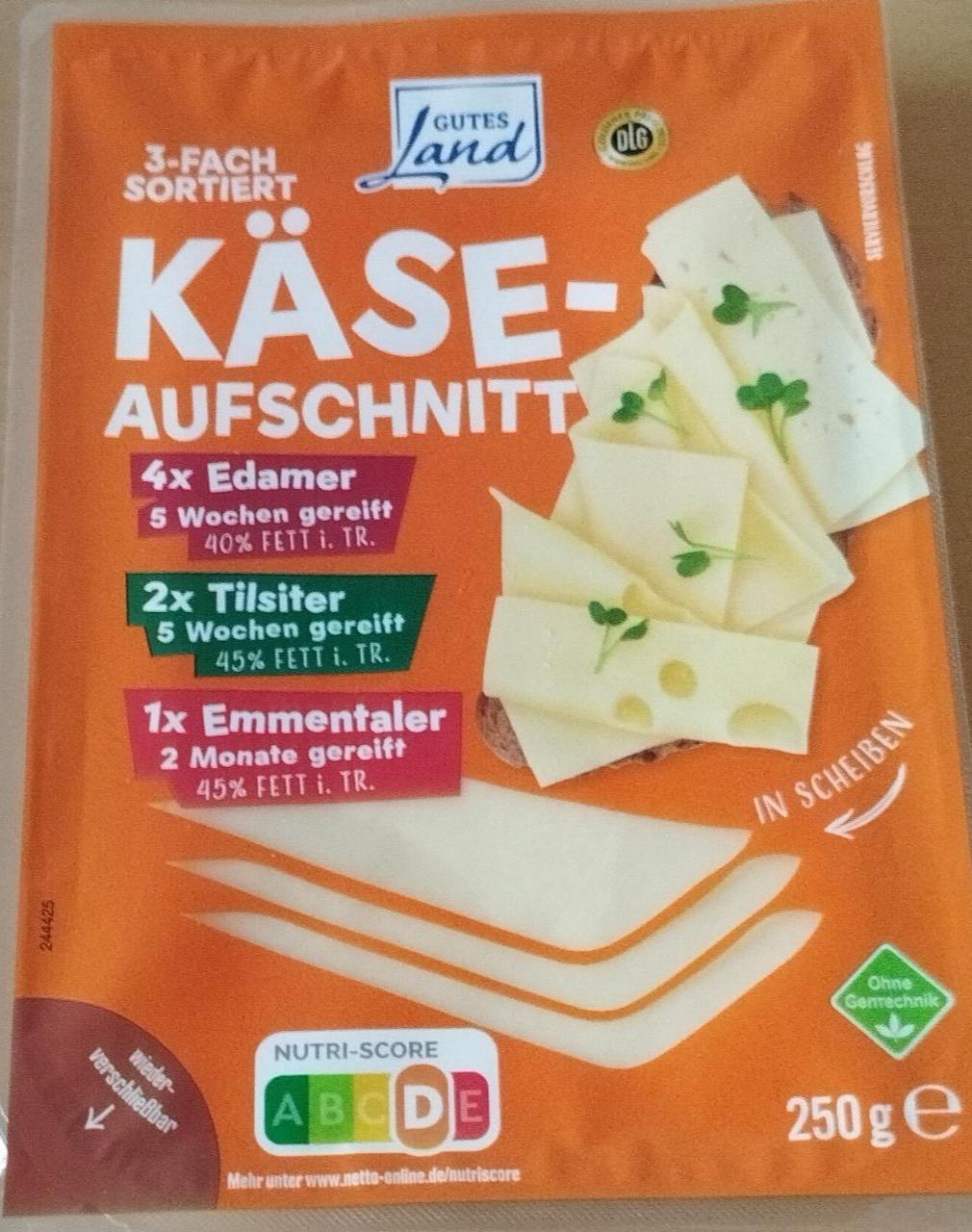 Zdjęcia - Käse Aufschnitt Gutes Land