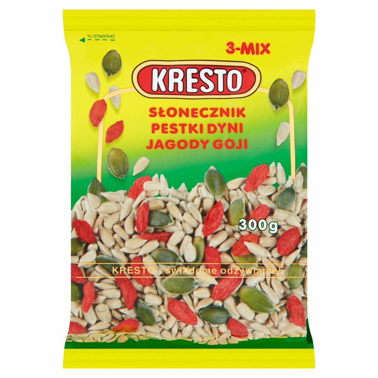 Zdjęcia - KRESTO Słonecznik pestki dyni jagody goji 300 g