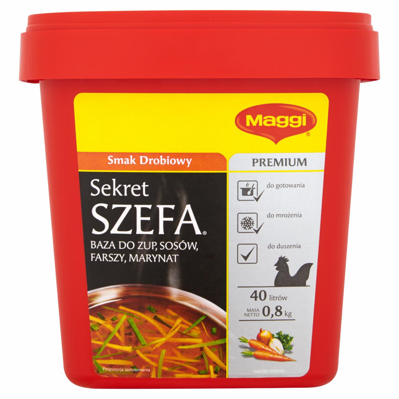 Zdjęcia - Maggi Sekret Szefa smak drobiowy Baza do zup sosów farszy marynat 0,8 kg