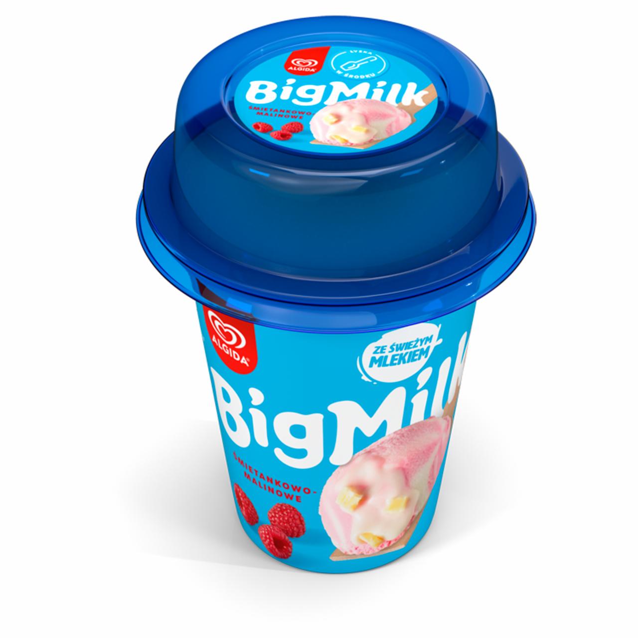 Zdjęcia - Big Milk Rose Lody smak malinowy shake & wanilia 115 ml