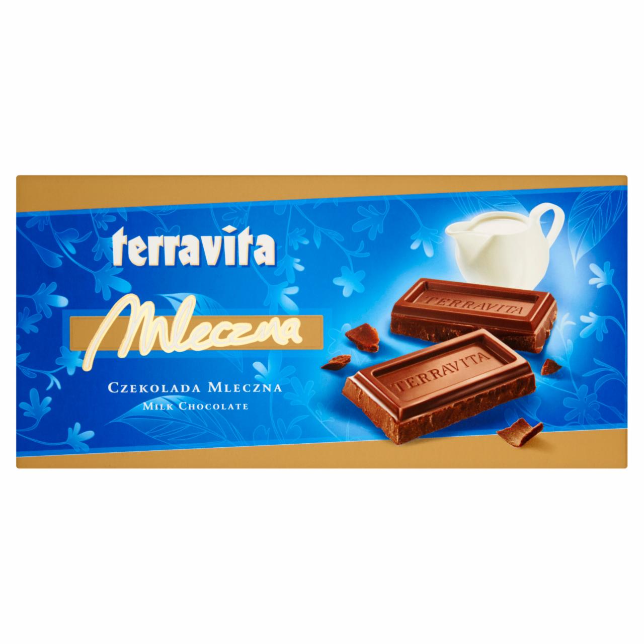 Zdjęcia - Terravita Mleczna Czekolada 165 g