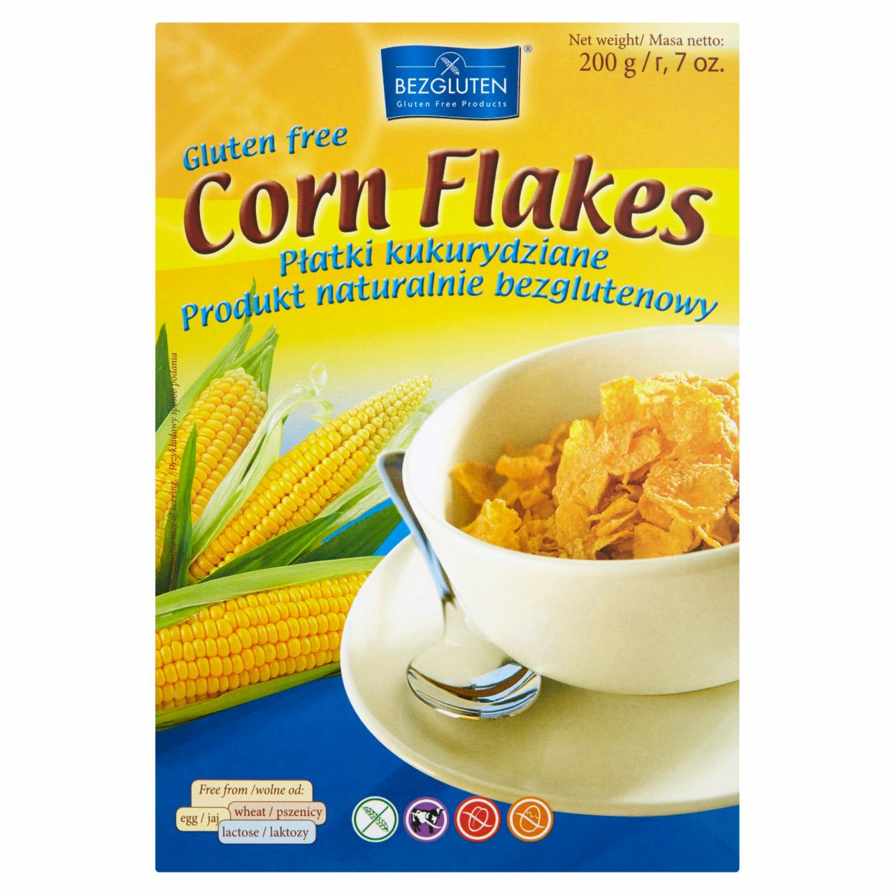 Zdjęcia - Bezgluten Corn Flakes Płatki kukurydziane bezglutenowe