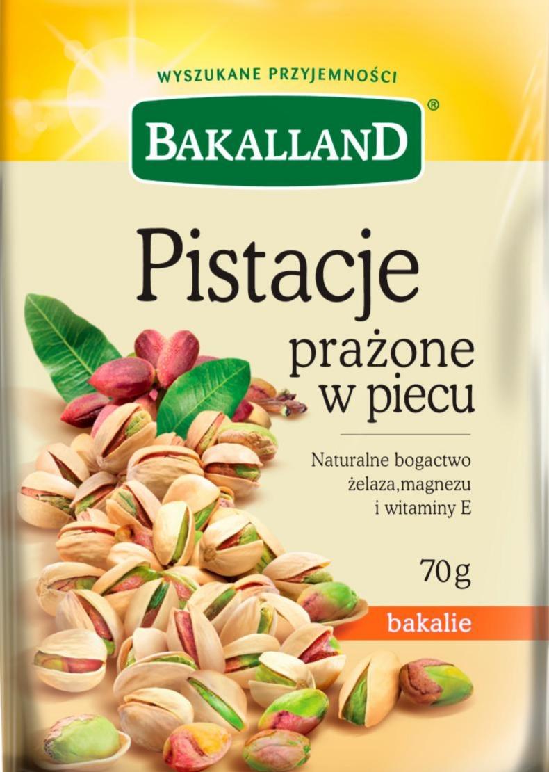 Zdjęcia - Bakalland Pistacje solone prażone 70 g