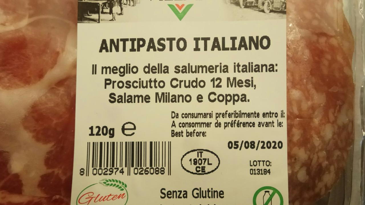 Zdjęcia - Salumi Villani Antipasto Italiano Delikatesowy zestaw najlepszych włoskich wędlin 120 g