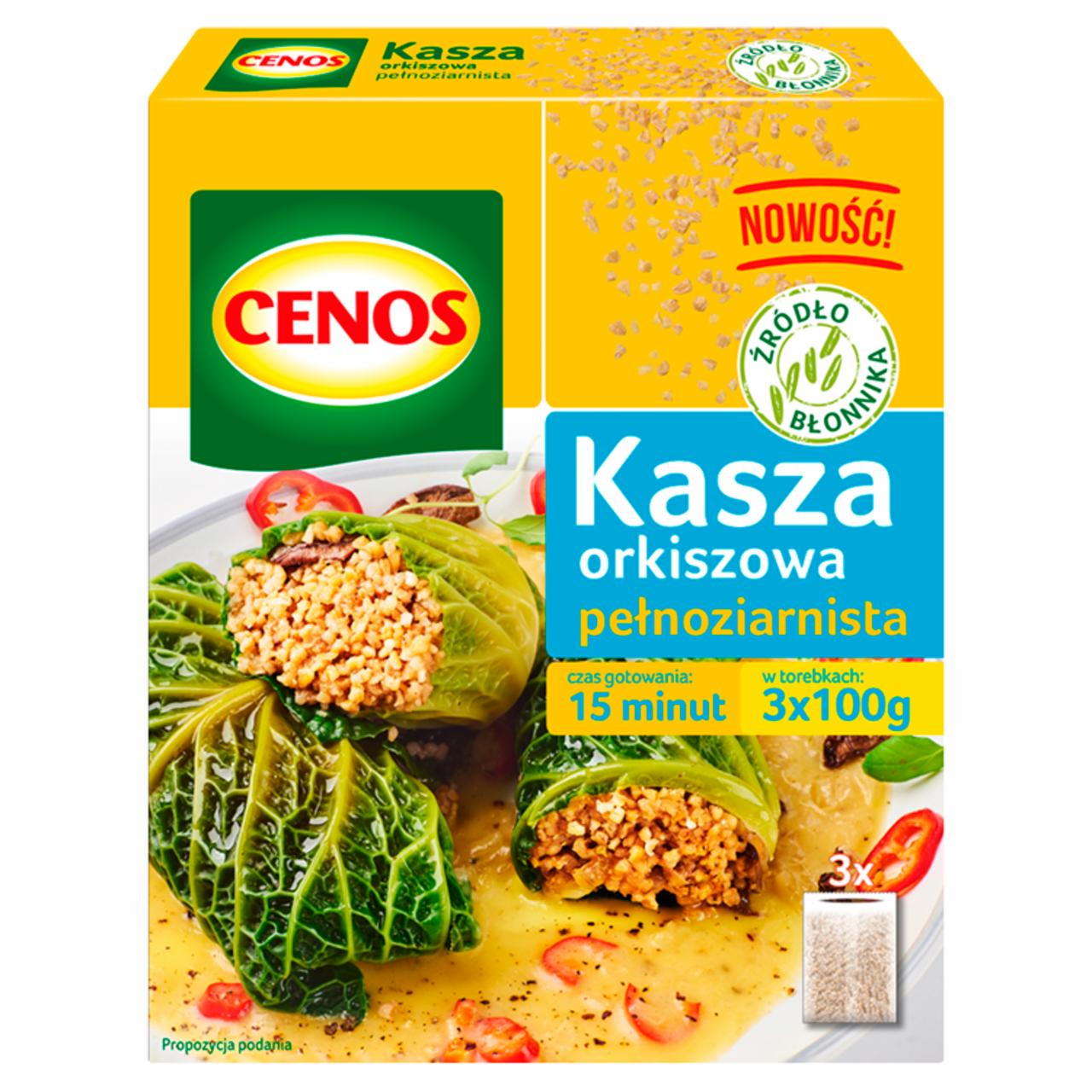 Zdjęcia - Cenos Kasza orkiszowa pełnoziarnista 300 g (3 torebki)