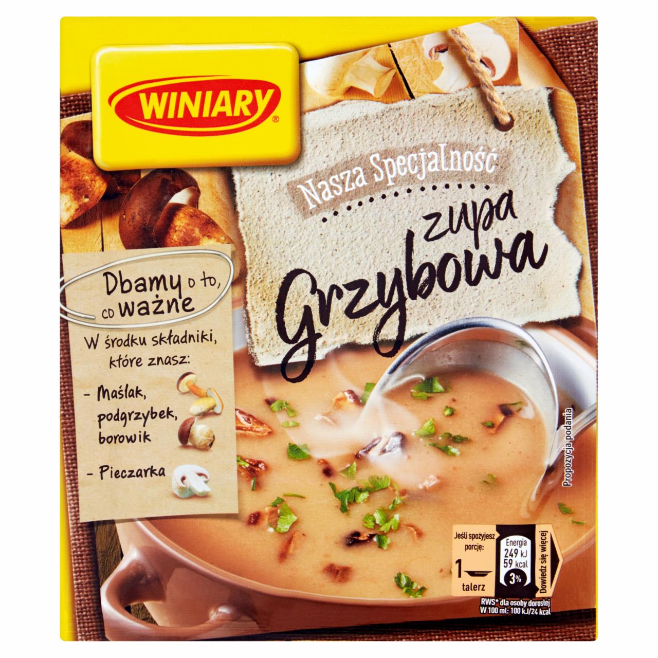 Zdjęcia - Winiary Zupa grzybowa 48 g