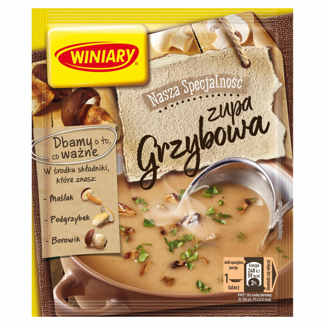 Zdjęcia - Winiary Zupa grzybowa 48 g